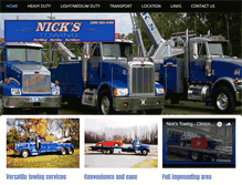 Tablet Screenshot of nickstowinginc.com